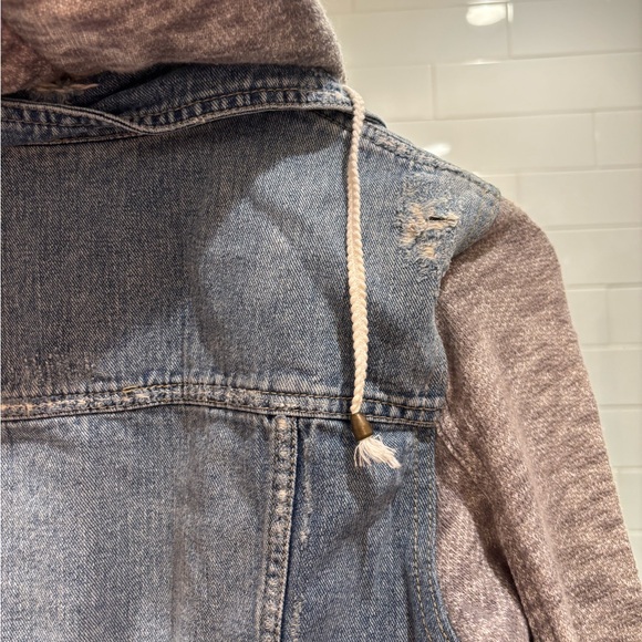 Free People mixed media denim jacket - Picture 5 of 6